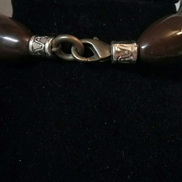 Bohemian beaded statement necklace - Picture 2 of 2